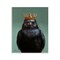 Stupell Industries King Crow Portrait Wall Plaque, design by Lucia Heffernan